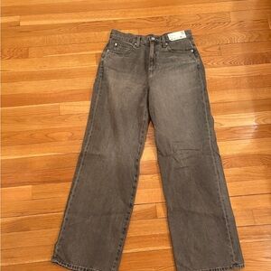 Uniqlo Women's High Rise Jeans - Gray